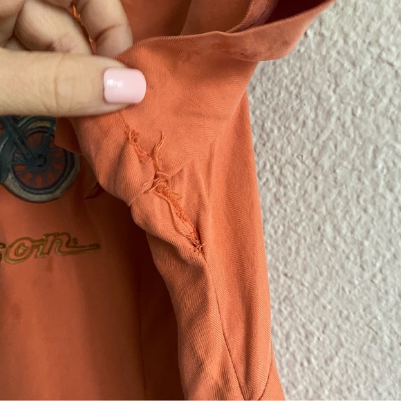 Harley Davidson Silk Embroidered Tori Richard Shirt - Picture 11 of 11